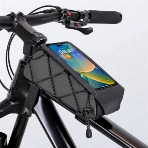 Waterproof Top Tube Bag for Road Bike, Touch Screen Bicycle Frame Bag Mounted on Mountain Bike Top Tube - Fmosbag - Custom Sports Bags (cycling/camping/fitness)