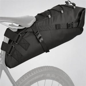 Waterproof Bike Saddle Bag for All Bicycle Types, Roll Top Bikepacking Saddle Bag Mounted Under Bicycle Seat - Fmosbag - Custom Sports Bags (cycling/camping/fitness)