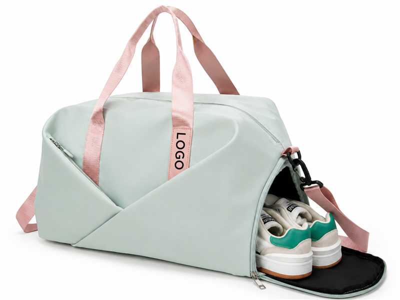 Custom Women's Gym Tote Bags - Fmosbag - Oem Bag Manufacturer & Custom Bag Factory - Fmosbag - Oem Bag Manufacturer & Custom Bag Factory Women's Mint Gym Tote Bag with Yoga Mat Holder and Shoe Compartment - Fmosbag - Oem Bag Manufacturer & Custom Bag Factory - Fmosbag - Oem Bag Manufacturer & Custom Bag Factory