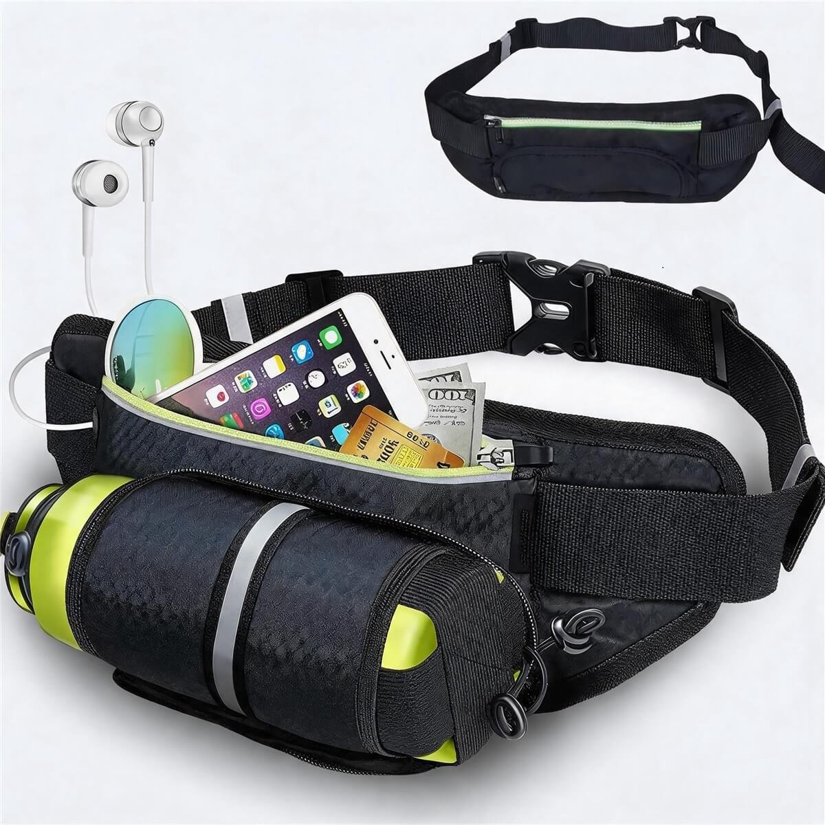 Waterproof Outdoor Hip Pack‑sports Running Waist Bag - Fmosbag - Oem Bag Manufacturer & Custom Bag Factory Waterproof Outdoor Hip Pack Fmosbag Running Waist Bag with Retractable Water Bottle Holder - Fmosbag - Oem Bag Manufacturer & Custom Bag Factory