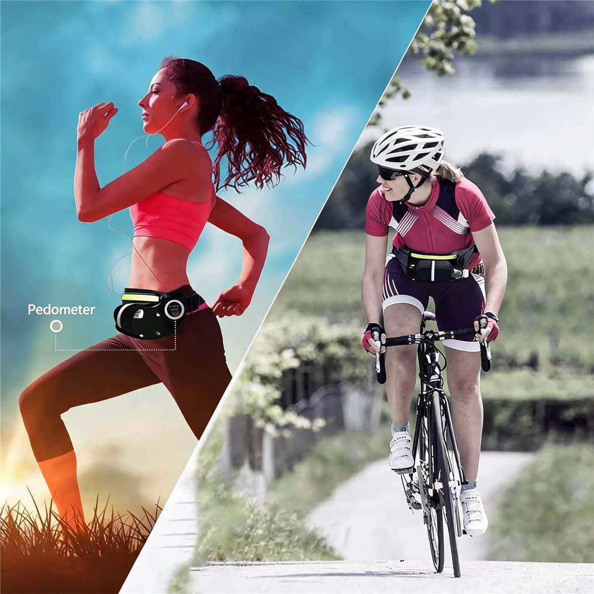 Usage Scene‑waterproof Outdoor Hip Pack for Running & Cycling - Fmosbag - Oem Bag Manufacturer & Custom Bag Factory Man Woman Wearing Waterproof Outdoor Hip Pack for Running and Cycling Outdoor Sports - Fmosbag - Oem Bag Manufacturer & Custom Bag Factory