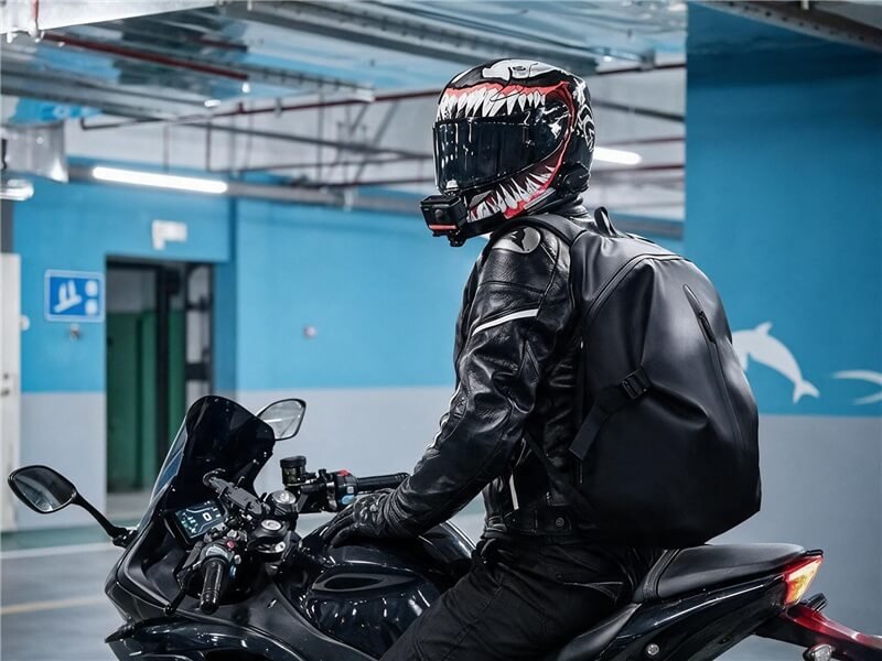 Custom Motorcycle Backpacks | Fmosbag - Fmosbag - Oem Bag Manufacturer & Custom Bag Factory - Fmosbag - Oem Bag Manufacturer & Custom Bag Factory Custom Motorcycle Backpack with Helmet Compartment, Oem Wholesale - Fmosbag - Oem Bag Manufacturer & Custom Bag Factory - Fmosbag - Oem Bag Manufacturer & Custom Bag Factory