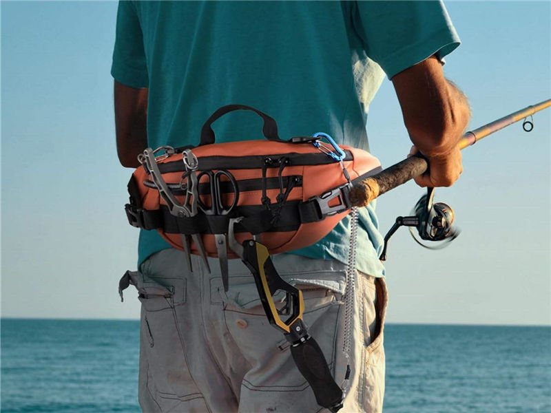 Fishing Sling, Hip and Waist Packs with Molle Webbing and a Bottle Sleeve - Fmosbag - Oem Bag Manufacturer & Custom Bag Factory - Fmosbag - Oem Bag Manufacturer & Custom Bag Factory