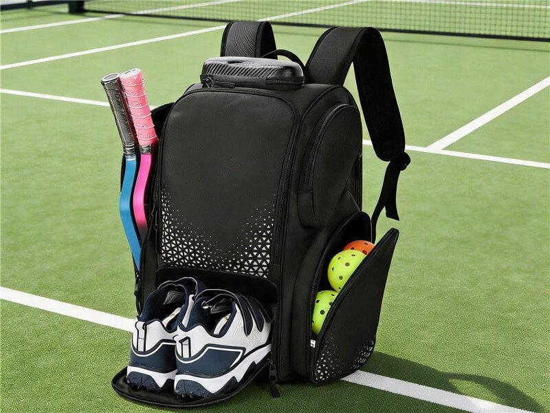 Custom Pickleball Backpacks Wholesale - Fmosbag - Oem Bag Manufacturer & Custom Bag Factory - Fmosbag - Oem Bag Manufacturer & Custom Bag Factory Pickleball Backpack with Ventilated Shoe Compartment and Padded Paddle Sleeves - Fmosbag - Oem Bag Manufacturer & Custom Bag Factory - Fmosbag - Oem Bag Manufacturer & Custom Bag Factory